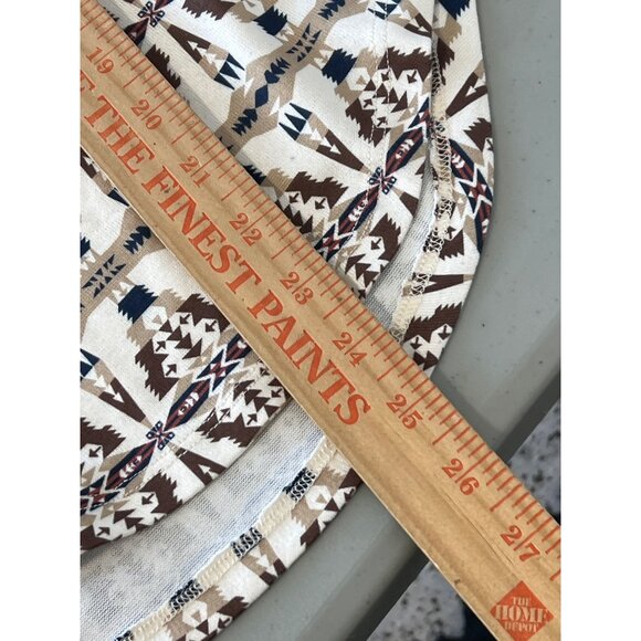 Tasha Polizzi Kennedy Henley Shirt Women M Cashmere Blanket Print Southwest NEW - Picture 4 of 7